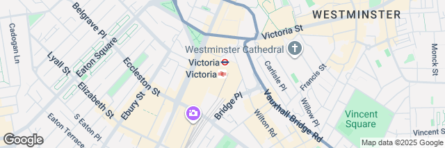 Google Maps London Victoria Station, Victoria St, London, SW1E 5ND, United Kingdom